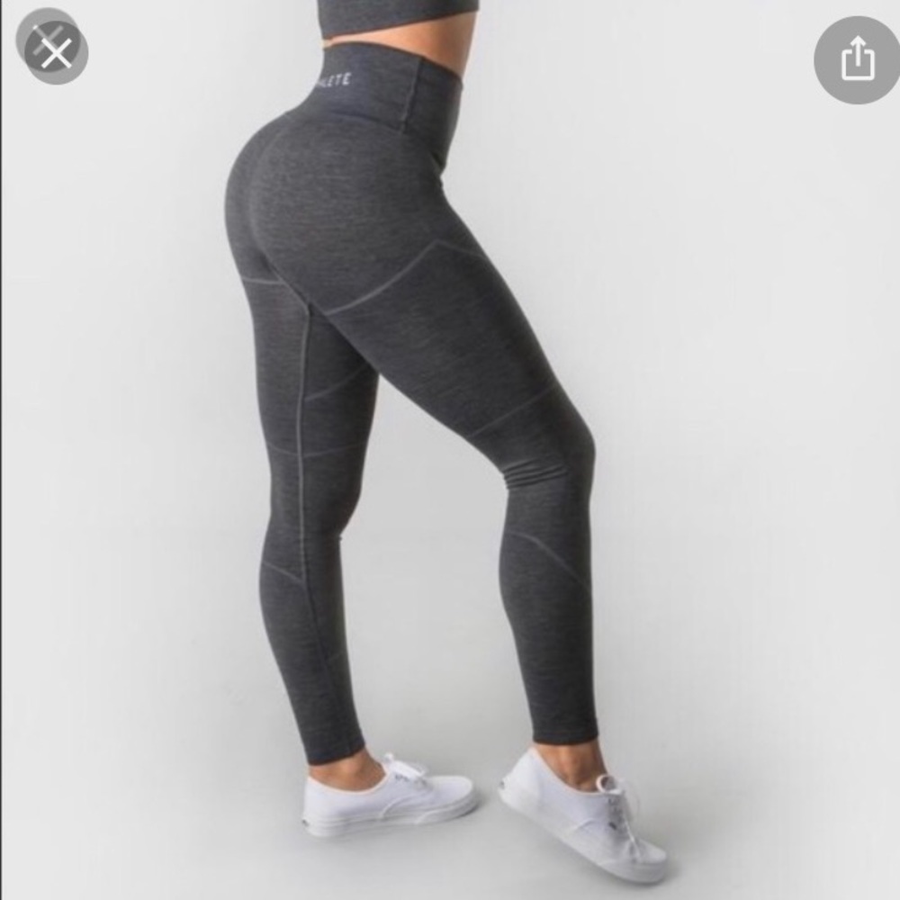 Alphalete R6 Revival Leggings - Charcoal, Medium M
